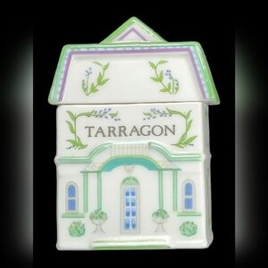 Lenox - The Lenox Spice Village TARRAGON Fine Porcelain Jar